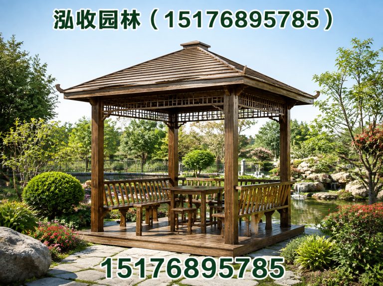 江门京津冀防腐木工程展示图